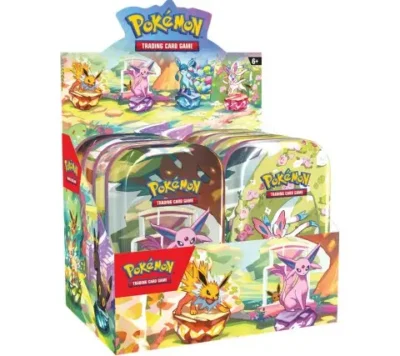 Pokemon Prismatic Evolutions Mini Tin